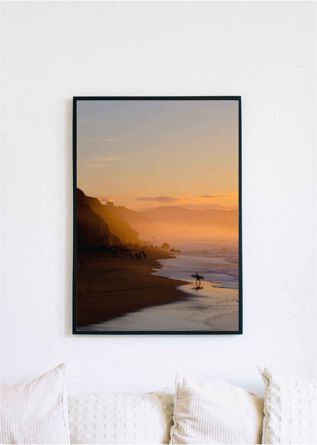 Mockup de l'oeuvre clair-obscur de claire favry, photographe